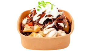 BBQ Philly Cheese Steak pierogi at Loaded Pierogi Edmonton