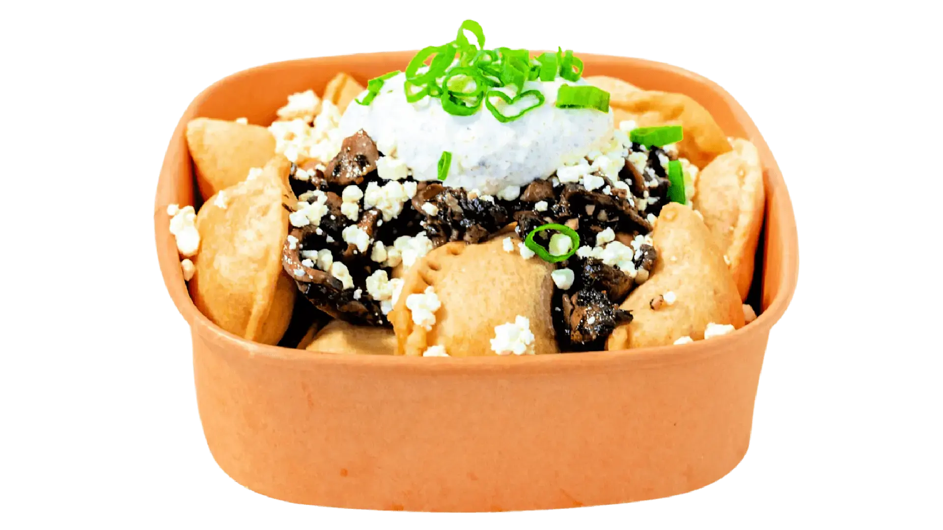 Mushroom & Truffle pierogi at Loaded Pierogi Edmonton